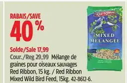Canadian Tire Red Ribbon Mixed Wild Bird Feed offer