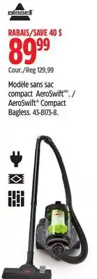 Canadian Tire BISSELL AeroSwift Compact Bagless offer