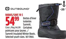 Canadian Tire Outbound Summit Insulated Winter Boots offer
