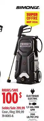 Canadian Tire SIMONIZ ELECTRIC FOAM BLASTER offer