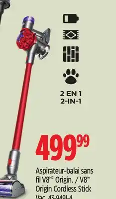 Canadian Tire dyson V8 Origin Cordless Stick offer