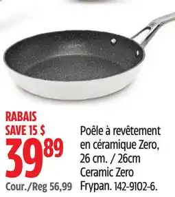 Canadian Tire Heritage The Rock 26cm Ceramic Zero Frypan offer