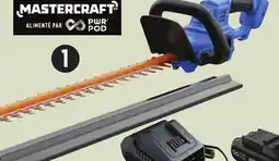 Canadian Tire Mastercraft 20V Hedge Trimmer, 22 with 24h Battery & Charger offer