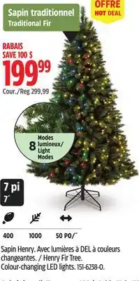 Canadian Tire Henry Fir Tree offer
