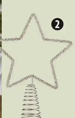 Canadian Tire CANVAS Jeweled Star Tree Topper offer