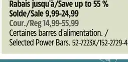 Canadian Tire Selected Power Bars offer
