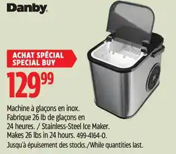 Canadian Tire Danby Stainless-Steel Ice Maker offer