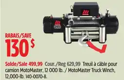 Canadian Tire MotoMaster Truck Winch offer