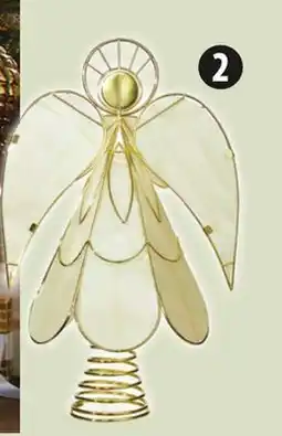 Canadian Tire Capiz Angel Christmas Tree Topper offer