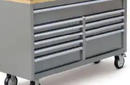 Canadian Tire Maximum 56˝10-Drawer Cabinet with Butcher-Block Top offer