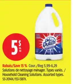 Canadian Tire Murphy Household Cleaning Solutions. Assorted types offer