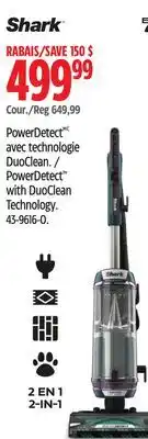 Canadian Tire Shark PowerDetect with DuoClean Technology offer