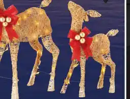 Canadian Tire Canvas Incandescent Deer, 2-Pc offer
