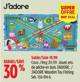 Canadian Tire J'ADORE Wooden Toy Fishing Set offer