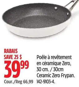 Canadian Tire Heritage The Rock 30cm Ceramic Zero Frypan offer