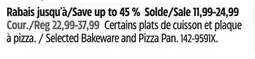 Canadian Tire Selected Bakeware and Pizza Pan offer