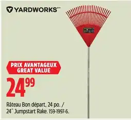 Canadian Tire YARDWORKS 24˝ Jumpstart Rake offer