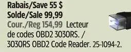Canadian Tire Innova 3030RS OBD2 Code Reader offer