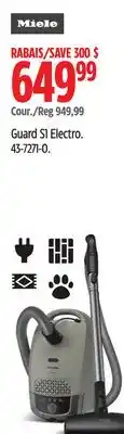 Canadian Tire Miele Guard S1 Electro offer