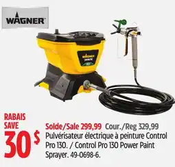 Canadian Tire Wagner Control Pro 130 Power Paint Sprayer offer