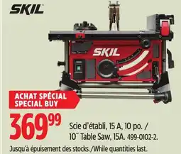 Canadian Tire SKIL 10ห Table Saw offer