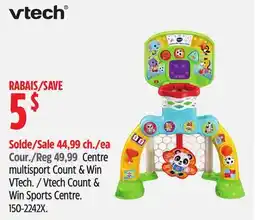 Canadian Tire Vtech Count & Win Sports Centre offer