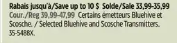 Canadian Tire Scosche Selected Bluehive and Scosche Transmitters offer