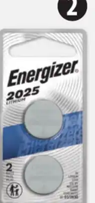 Canadian Tire Energizer CR2025 3V Lithium Coin Cell Battery offer