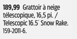 Canadian Tire Garant Telescopic 16.5´ Snow Rake offer