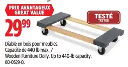 Canadian Tire Wooden Furniture Dolly offer