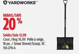 Canadian Tire Yardworks Snow Shovel/Scoop offer