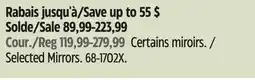 Canadian Tire CANVAS Selected Mirrors offer