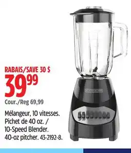 Canadian Tire black & decker 10-Speed Blender 40-oz pitcher offer