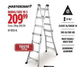 Canadian Tire Mastercraft Grade 1A Aluminum Multi-Task Ladder offer