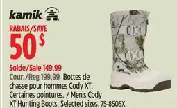 Canadian Tire Kamik Men's Cody XT Hunting Boots offer