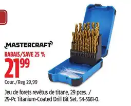 Canadian Tire Mastercraft 29-Pc Titanium-Coated Drill Bit Set offer