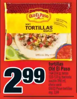 Super C tortillas Old El Paso | Old El Paso tortillas offer