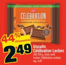 Super C biscuits Célébration Leclerc / Leclerc Célébration cookies offer