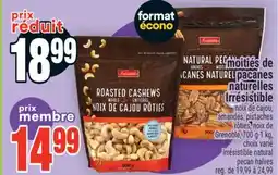 Super C moitiés de pacanes naturelles Irrésistible | Irrésistible natural pecan halves offer