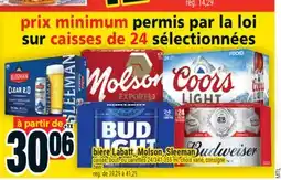 Super C BIÈRE LABATT, MOLSON, SLEEMAN | BEER offer