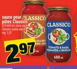 Super C sauce pour pâtes Classico | Classico pasta sauce offer