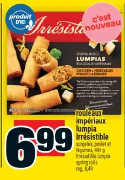Super C rouleaux impériaux lumpia Irrésistible | Irrésistible lumpia spring rolls offer