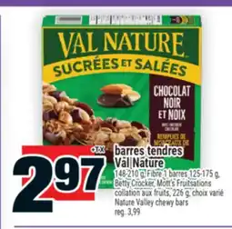 Super C barres tendres Val Nature | Nature Valley chewy bars offer