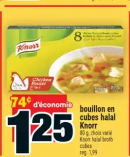Super C bouillon en cubes halal Knorr | Knorr halal broth cubes offer