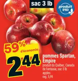 Super C pommes Spartan, Empire | apples offer