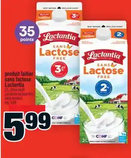 Super C produit laitier sans lactose Lactantia | Lactantia lactose free dairy product offer