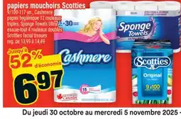 Super C papiers mouchoirs Scotties / Scotties facial tissues offer