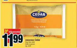 Super C couscous Cedar | Cedar couscous offer