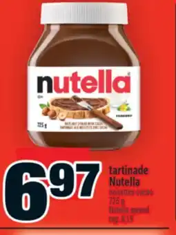 Super C tartinade Nutella | Nutella spread offer