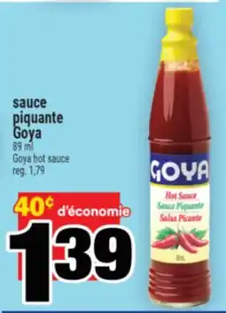 Super C sauce piquante Goya | Goya hot sauce offer